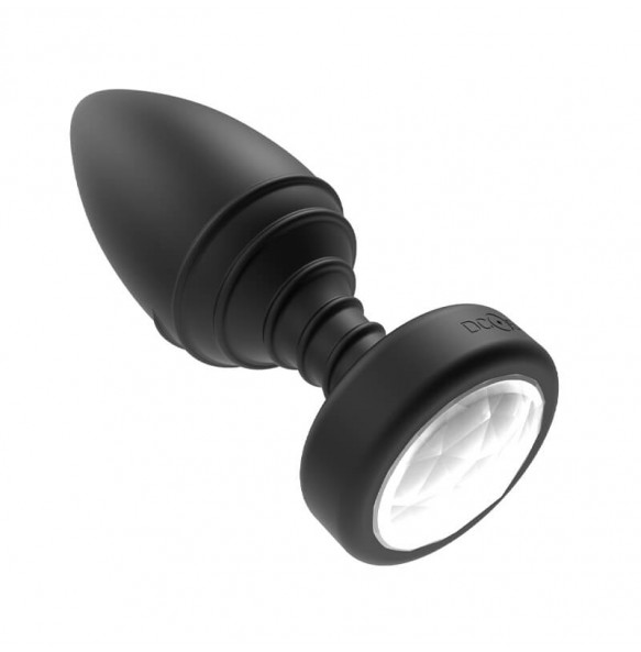 Yunman - Light Up Anal Plug (Chargeable - Black)